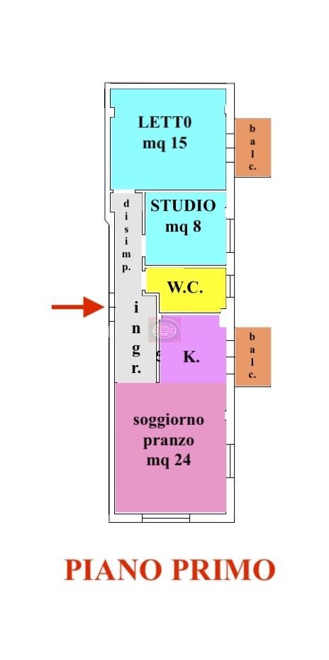 Trilocare ristrutturato