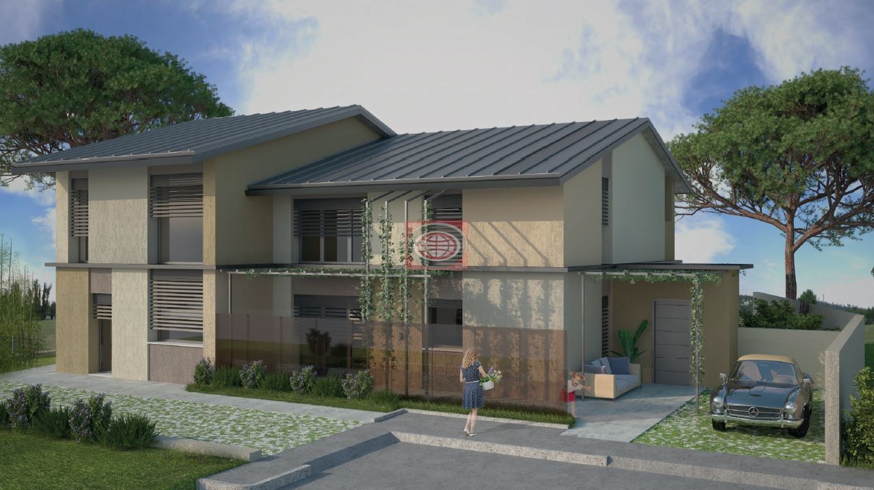 LIDO DI CLASSE: a poca distanza dal mare, NUOVA porzione di trifamiliare con GIARDINO PRIVATO