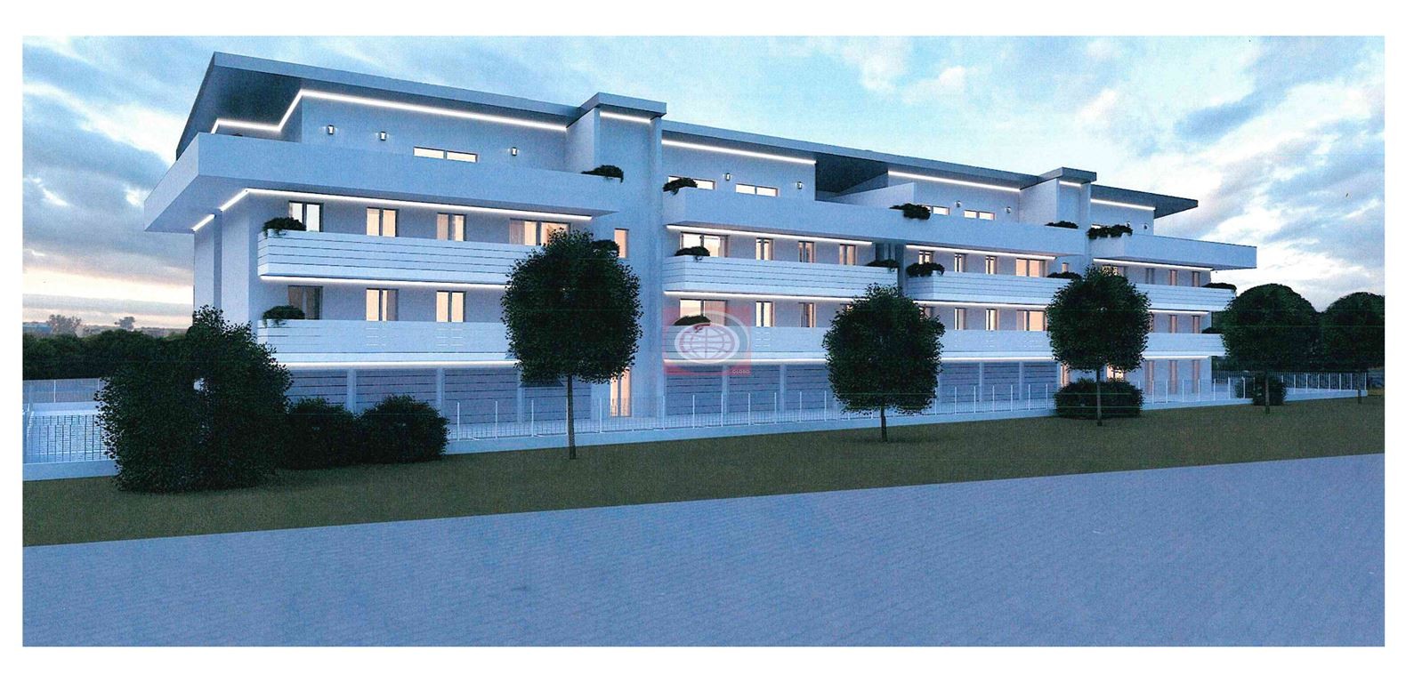 CESENA ( TORRE DEL MORO ) = appartamento NUOVO con 3 camere letto, AMPIO BALCONE, garage e posto auto